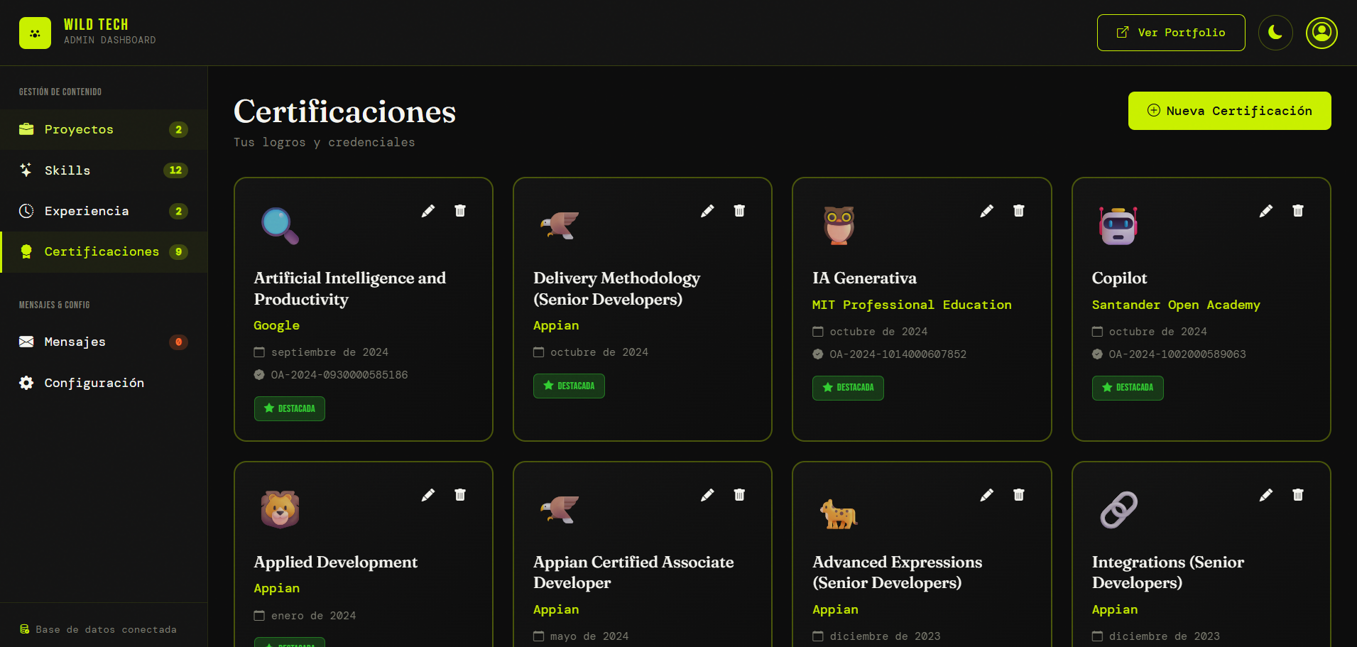 Portafolio web de desarrollador — José Rodríguez López