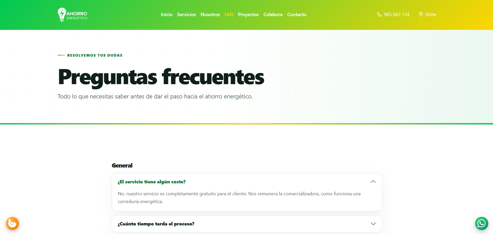 Web corporativa + CRM de leads — Expertos en Ahorro Energético
