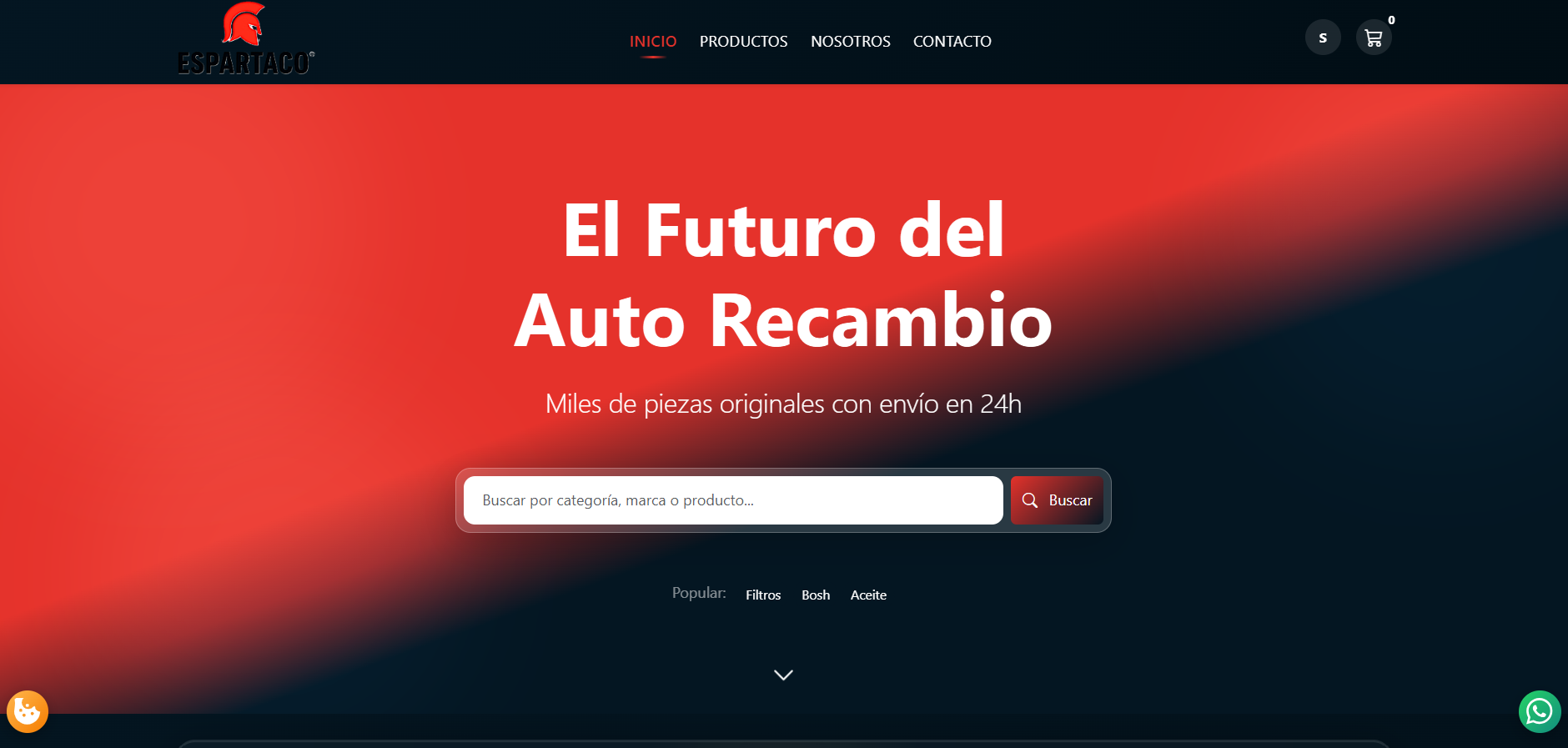 Espartaco — Tienda online de recambios de automóvil